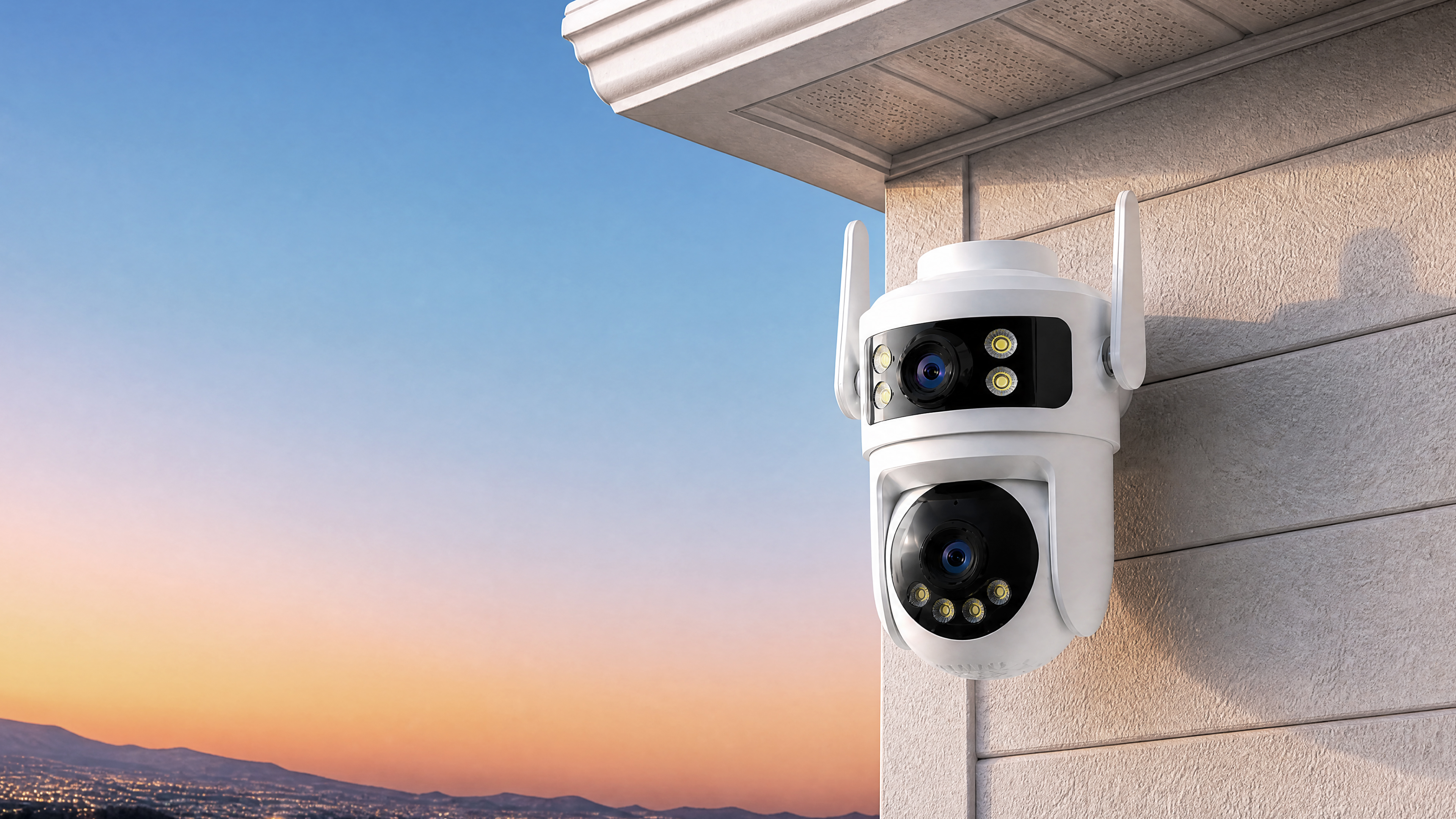 Outdoor Dual-Lens<br>Wi-Fi 6 PT Camera