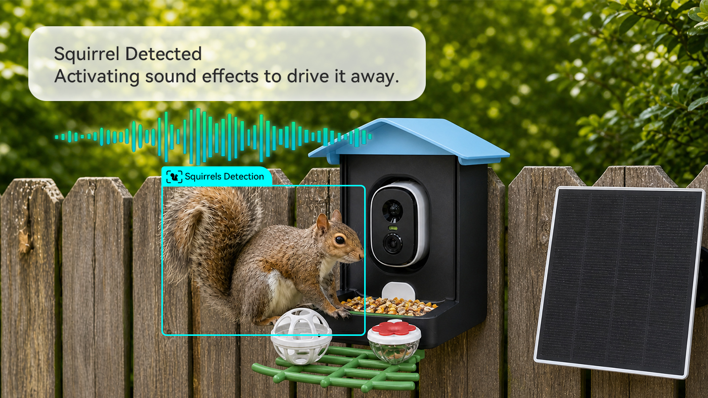  Squirrel Detection & Deterrent